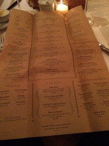 The Menu… so many choices… so little time.