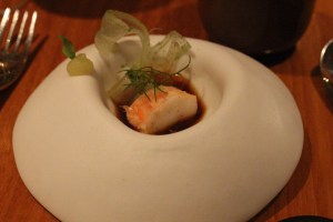 Poached King Crab & Tarragon Shavings