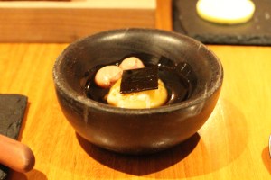 Duck Pate, Porcini, & Sous-Vide Egg